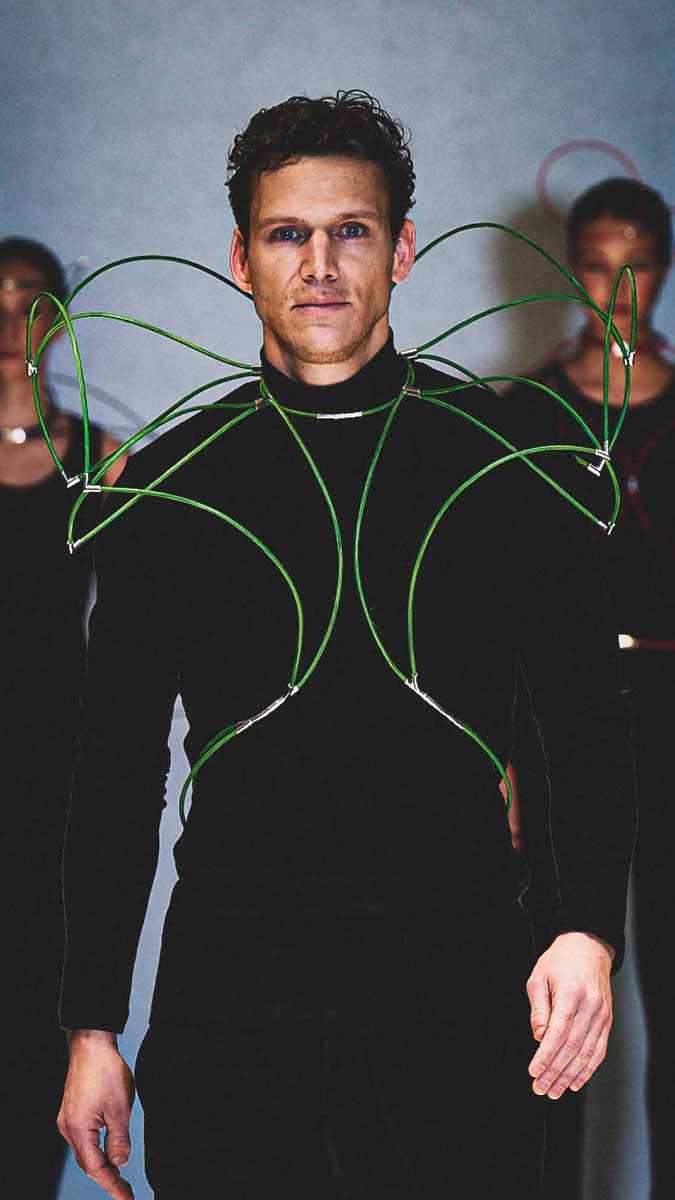 Kamæleon Pålægsgaffel - Zoologisk Sølv - Sterlingsølv af Gitte Bjørn