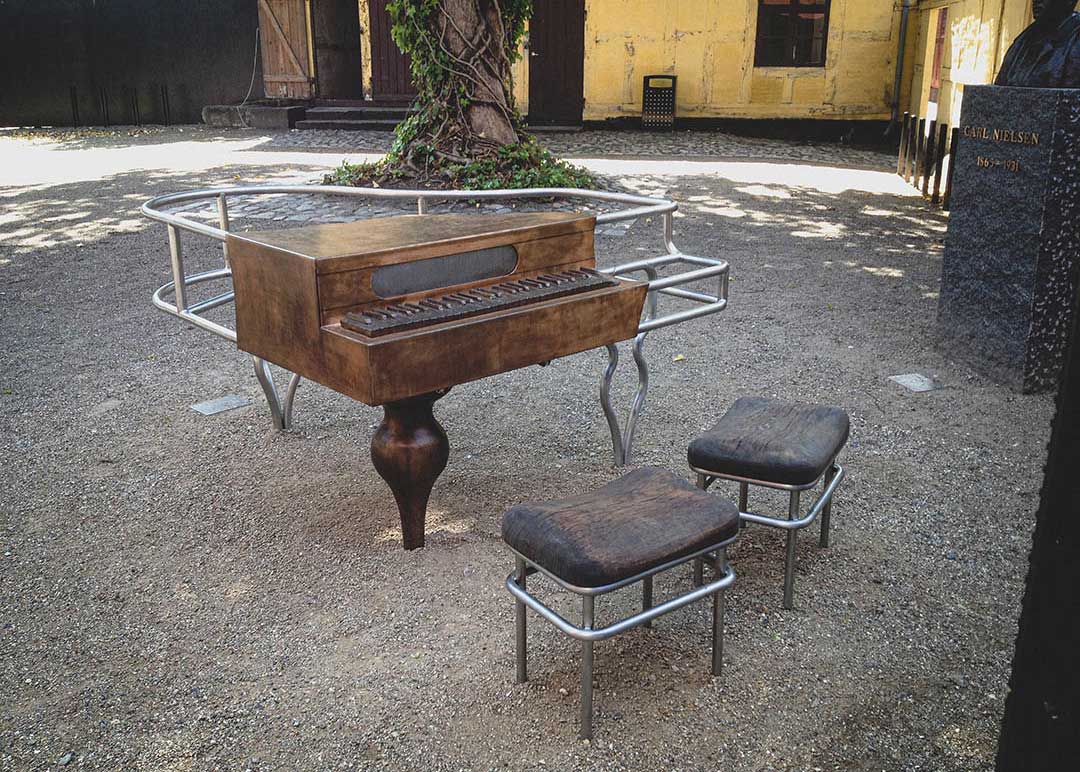 Kamæleon Pålægsgaffel - Zoologisk Sølv - Sterlingsølv af Gitte Bjørn