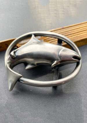 Bæltespænde med laks Guldsmed Gitte Bjøn