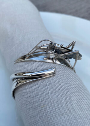 Servietbånd - Græshoppe Guldsmed Gitte Bjørn