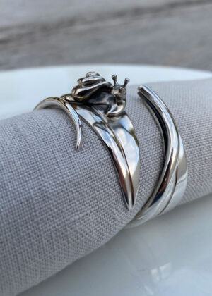 Servietbånd - Snegl Guldsmed Gitte Bjørn